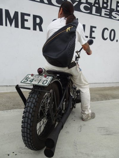 画像3: Motorcycle teardrop bag