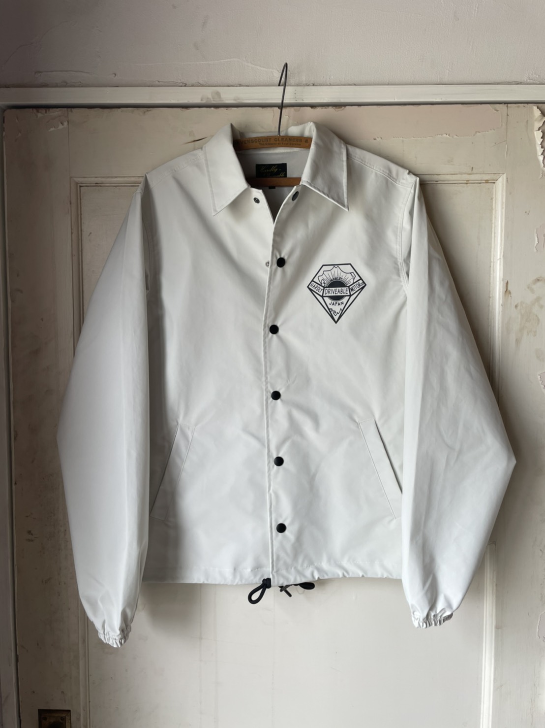 Three-layer coach jacket Ivory - HARDLY-DRIVEABLE