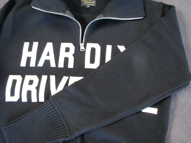 HARDLY-DRIVEABLE MOTORCYCLE SWEATER着丈約67cm