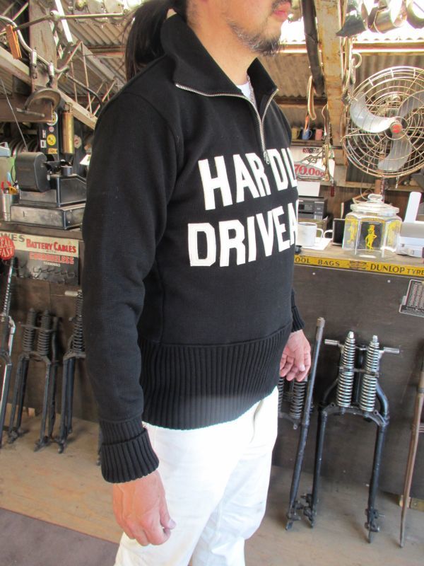 MOTORCYCLE SWEATER(heavy cotton) - HARDLY-DRIVEABLE